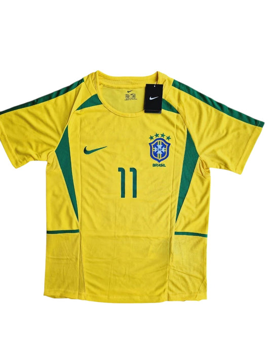 Brésil - Maillot Rétro - Jaune