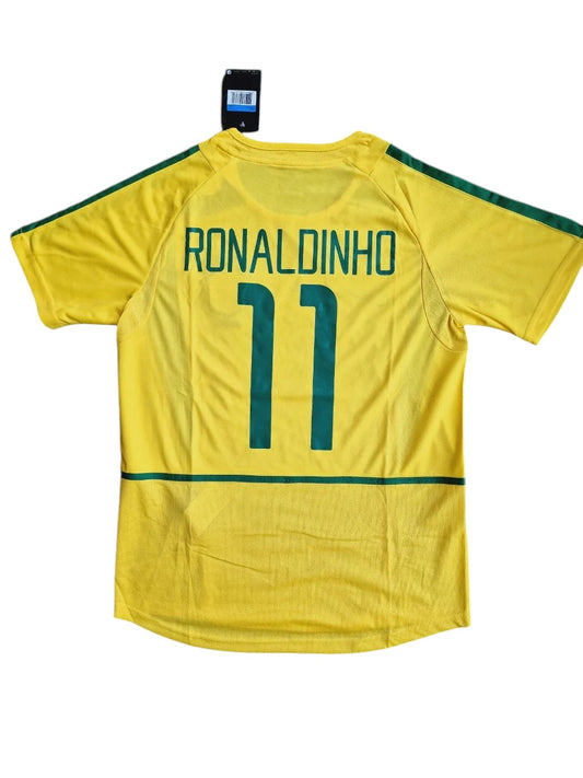 Brésil - Maillot Rétro - Jaune