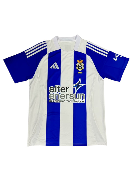 Recreativo de Huelva - Maillot Domicile 2024-25 - Blanc - Bleu