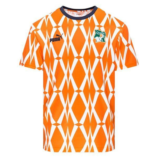Cote D'ivoire - Maillot Concept - Orange , Blanc