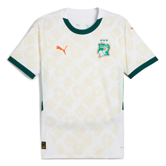 Cote D'ivoire - Maillot Extérieur 2025 - Blanc